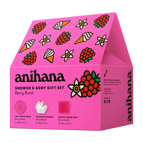 Shower & Body Gift Set Berry Burst - by Anihana