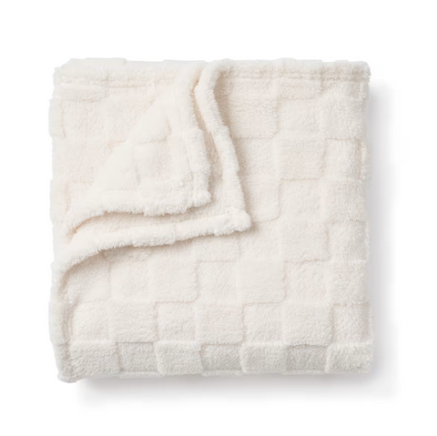 leg blanket in cosy cream 